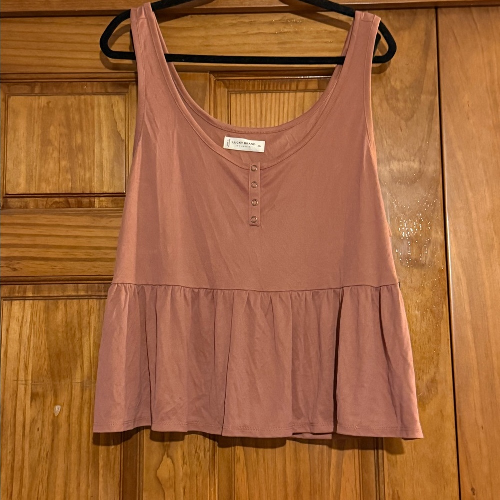 Lucky Brand Dusty Rose Tank Top